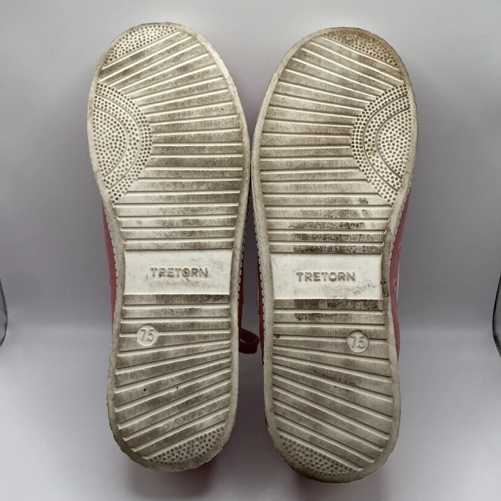 TRETORN NYLITE CANVAS SNEAKERS IN BLUSH PINK WOMEN’S SZ 7.5M